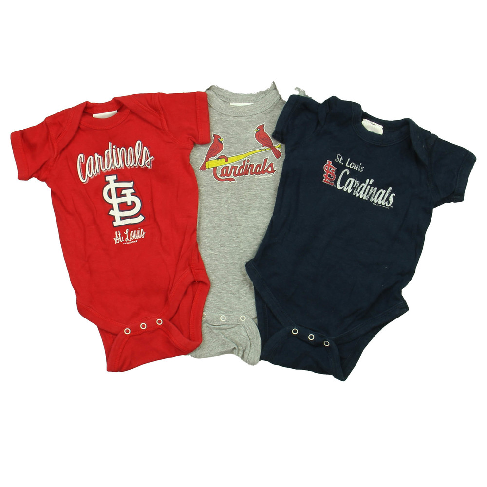 Soft As A Grape Boys Gray | Red | Blue Apparel Sets size: 6 Months